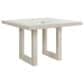 Mayberry Hill Avalanche Counter Height Table in Antique White - Table Only, , large