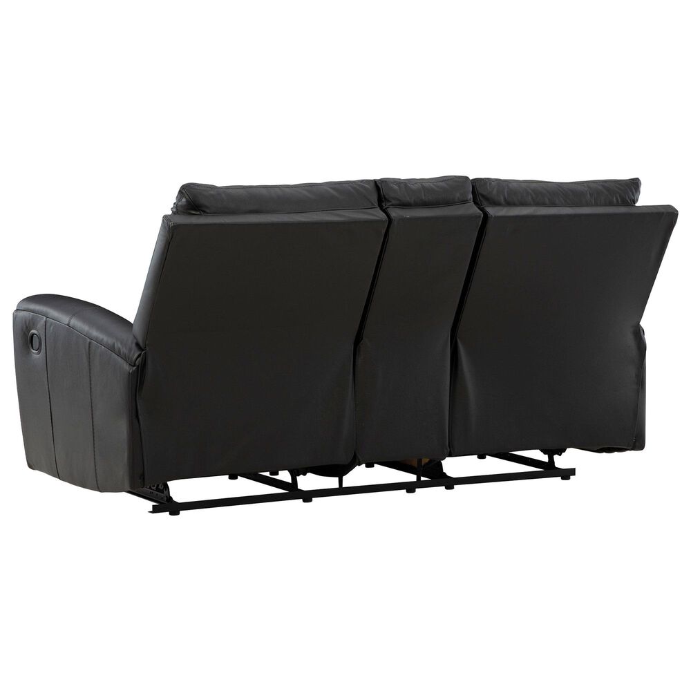 Ashley Glossmore Manual Reclining Loveseat in Black, , large