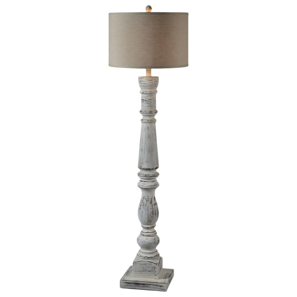 Southern Lighting Anna Floor Lamp in White, , large