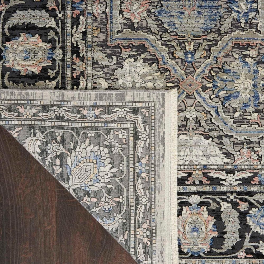 Nourison Starry Nights STN10 5&#39; x 7&#39; Grey and Navy Area Rug, , large