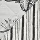 HiEnd Accents Ranch Life 3-Piece King Reversible Quilt Set in White and Black, , large