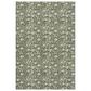 Dalyn Rug Company Soft Essentials Floral Olive 10" x 14" Indoor/Outdoor Area Rug, , large