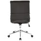 OSP Home Armless Manager Chair in Black, , large