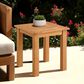 Linon Home Decor Carenen Patio Side Table in Natural, , large
