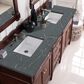 James Martin Vanities Brittany 72" Double Bathroom Vanity in Burnished Mahogany with 3 cm Parisien Bleu Quartz Top and Rectangular Sinks, , large