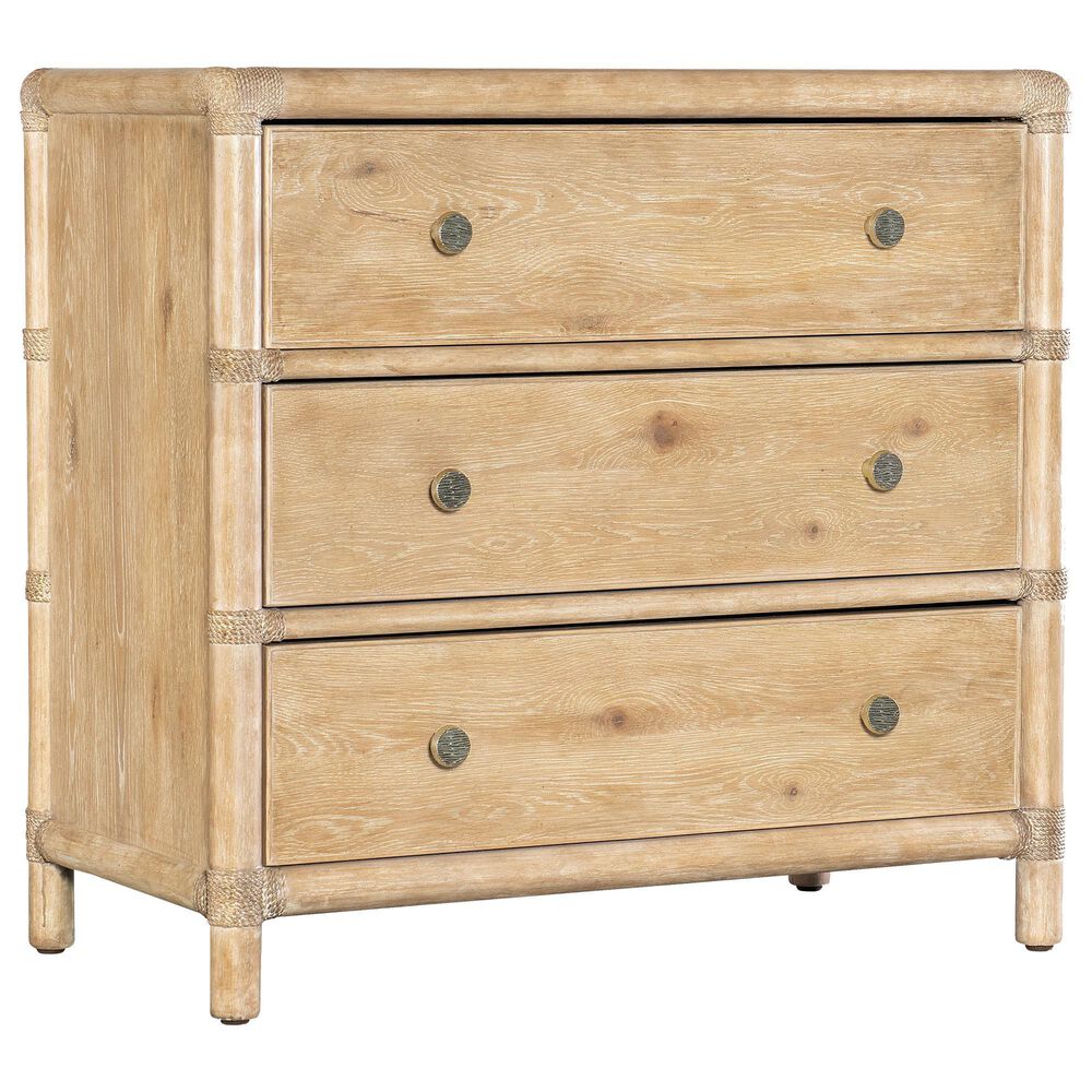 Hooker Furniture Retreat 3-Drawer Nightstand in Dune, , large