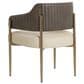 Club Collection By Sunpan Tova Arm Chair in Dillon Cream and Bravo Ash, , large