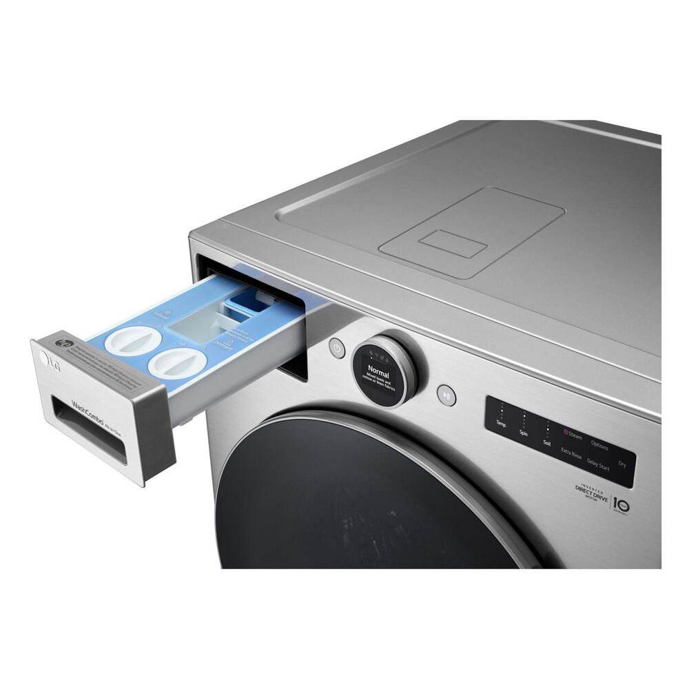 LG 5.0 Cu. Ft. Front Load Smart WashCombo All-in-One Washer/Dryer in Graphite Steel, , large