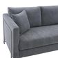 Blue River Heritage 2-Piece Sofa & Chair Set in Gray/Brushed Stainless Steel, , large