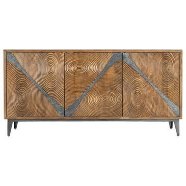 Hooker Furniture Commerce and Market 69" Vortex Entertainment Console in Mango and Slate, , large
