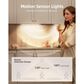 HOMLUX 14" 1-Light Under Cabinet Light Bar with Warm White LED in White and Silver (Set of 2), , large