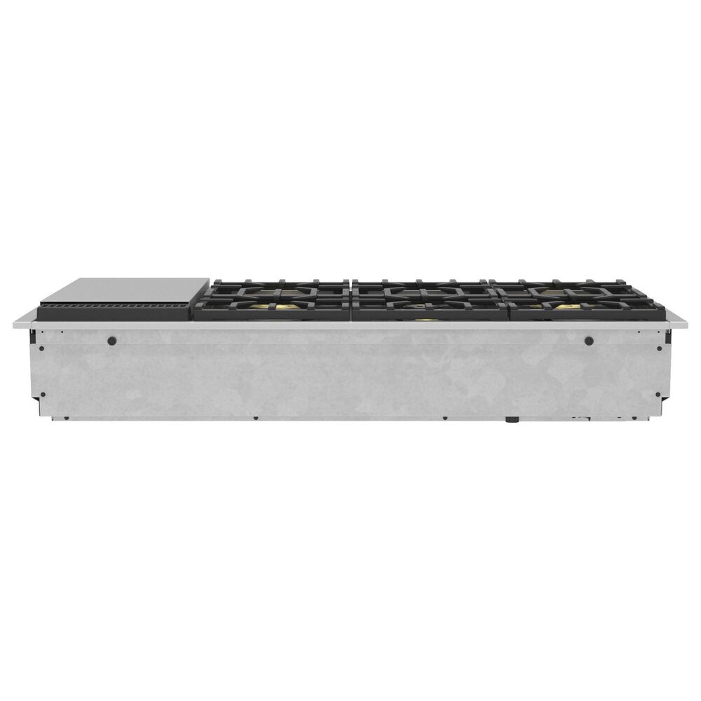 Monogram 48&quot; Professional Gas Rangetop with 6 Burners and Griddle in Stainless Steel, , large