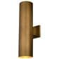 Vaxcel Chiasso 20" 2-Light Outdoor Wall Sconce in Warm Brass, , large