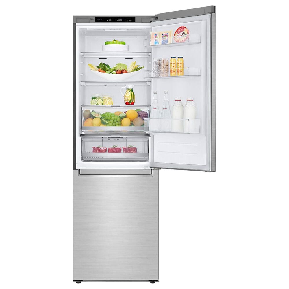 LG 12 Cu. Ft. Bottom Freezer Counter-Depth Refrigerator in Stainless Steel, , large