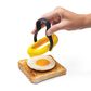 Dreamfarm Flegg Flip Serve Egg Ring in Yellow and Black (Set of 2), , large