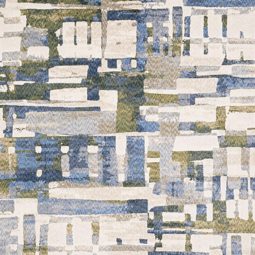 Oriental Weavers Tisdell TIS01 Blue and Green 3&#39;9&quot; x 5&#39;2&quot; Area Rug, , large