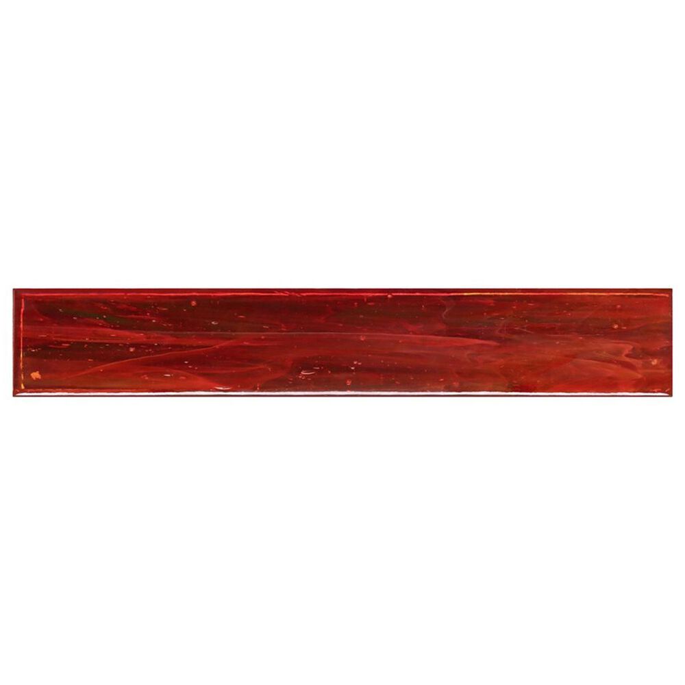 Soho Studio Artemis Brick Sunset 2" x 12" Glass Subway Tile, , large