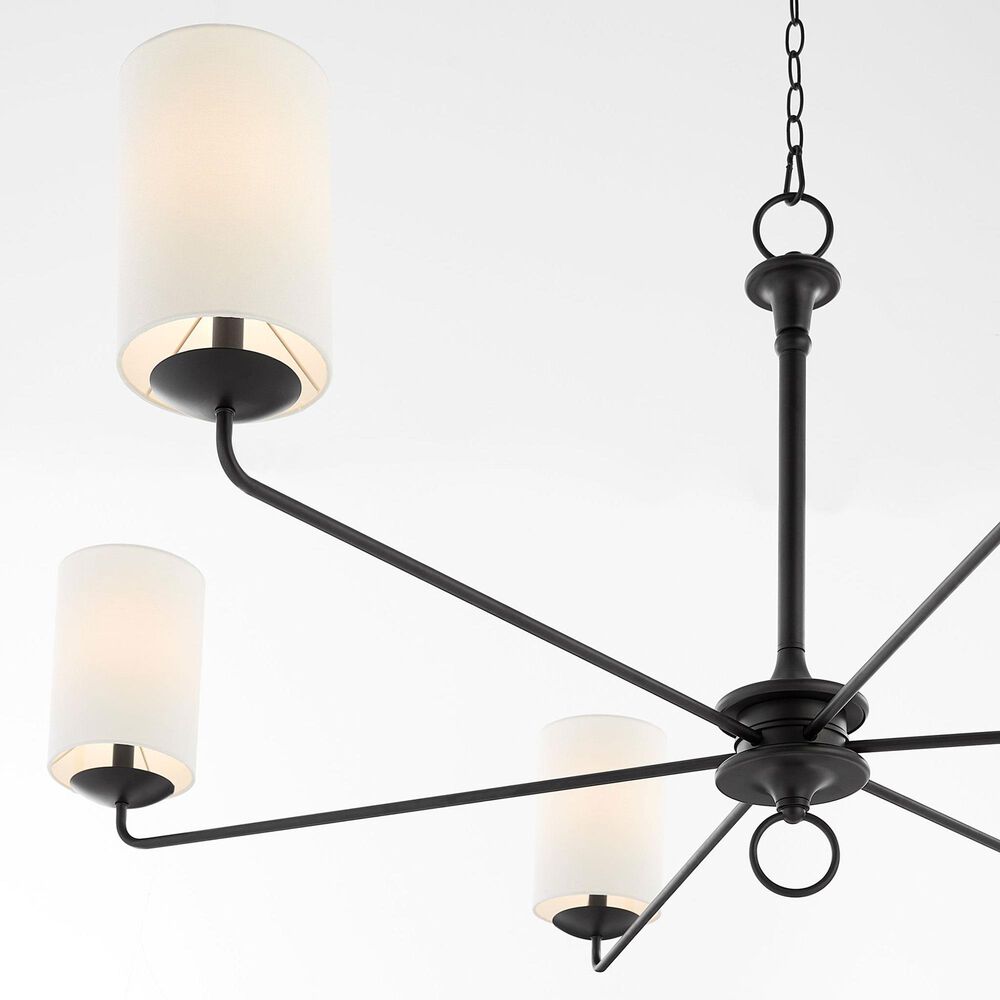 Cyan Ginevra Chandelier in Black, , large