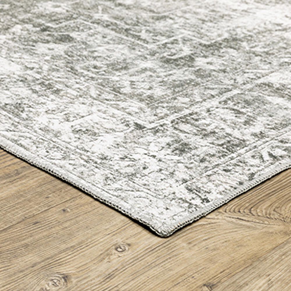 Oriental Weavers Malibu 5&#39; x 7&#39; Grey and Ivory Area Rug, , large