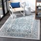 Safavieh Cabana CBN680N 5"5" x 7"7" Navy and Grey Indoor/Outdoor Area Performance Rug, , large