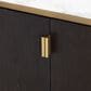 Century Cadence Credenza in Mocha and Antique Brass, , large