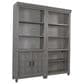 Riva Ridge Caraway Door Bookcase in Aged Slate, , large
