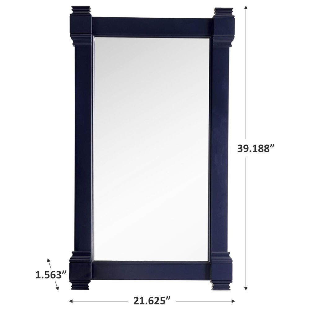 James Martin Brittany 22&quot; Mirror in Victory Blue, , large