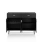 Furniture of America Belcher Buffet in Black and Silver, , large