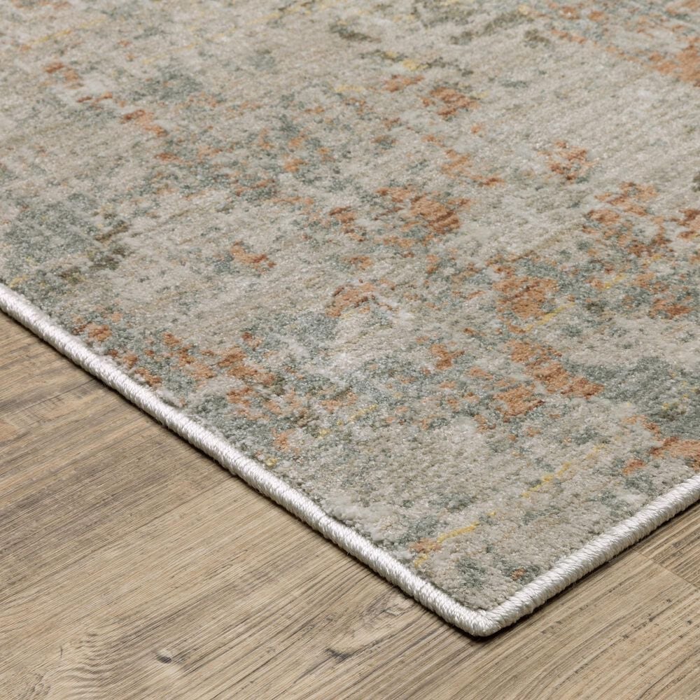 Oriental Weavers Mallory Grey and Multicolor 6&#39;7&quot; x 9&#39;6&quot; Area Rug, , large