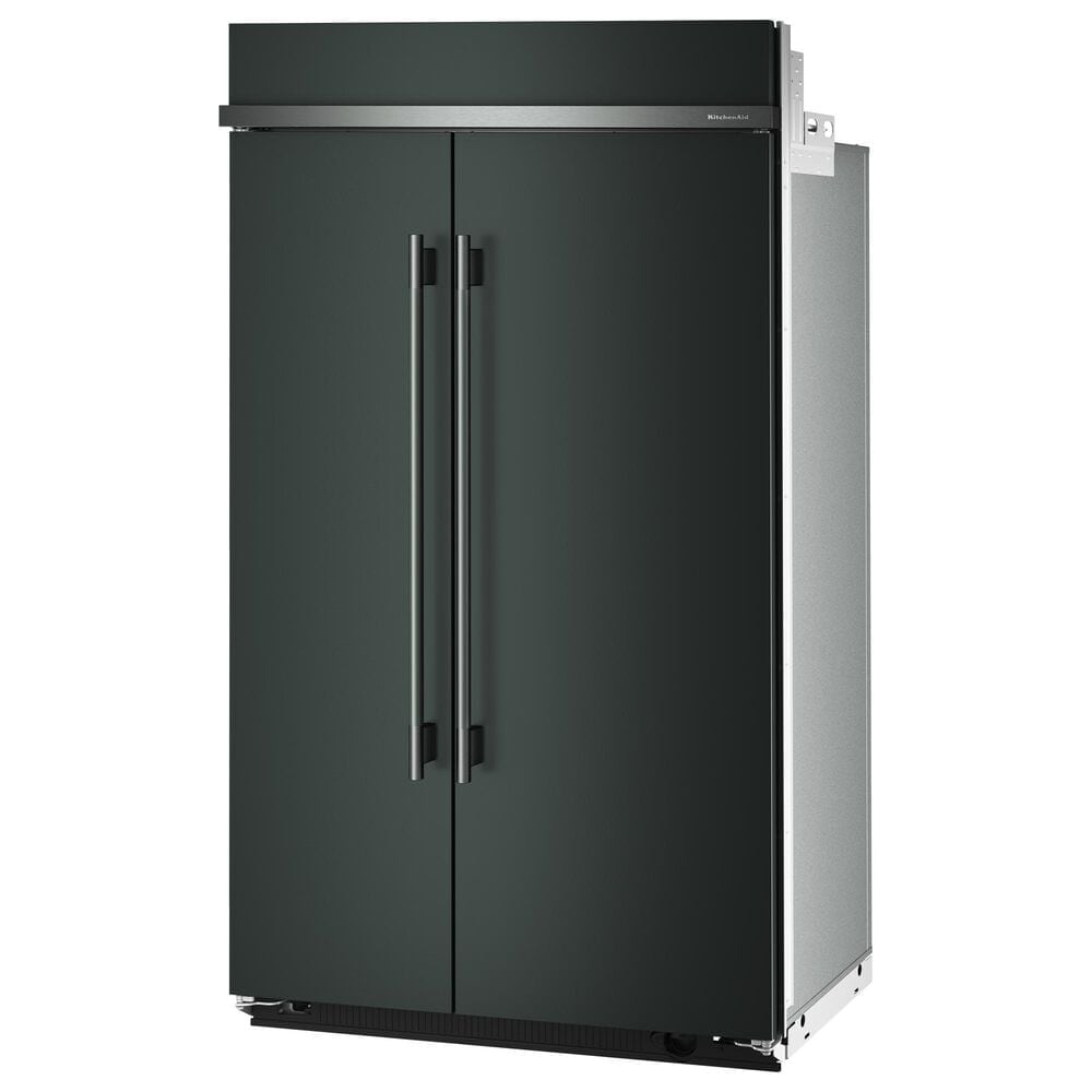 KitchenAid 30 Cu. Ft. Built-In Side-by-Side Refrigerator with Platinum Interior in Juniper, , large