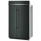 KitchenAid 30 Cu. Ft. Built-In Side-by-Side Refrigerator with Platinum Interior in Juniper, , large