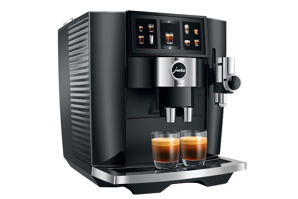 Jura J8 64 Oz Twin Automatic Coffee Maker in Diamond Black, , large