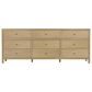 Butler Specialty Company Nora 9-Drawer Dresser in Light Brown, , large
