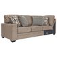 Ashley Cannonbrook 3-Piece Sectional in Cannonbrook Nutmeg, , large