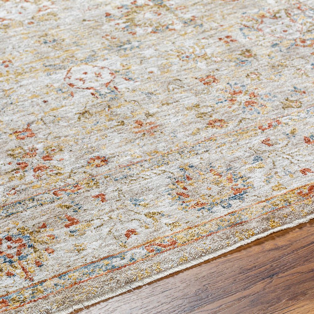 Surya Mona Lisa 10&#39; x 14&#39; Tan, Mustard, Olive, Sage, Brick Red, Dark Blue and Burgundy Area Rug, , large