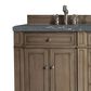 James Martin Vanities Bristol 72" Double Bathroom Vanity in Whitewashed Walnut with 3 cm Parisien Bleu Quartz Top and Rectangular Sinks, , large