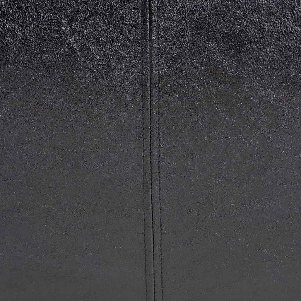 Baxton Studio Dennehy Storage Ottoman in Black, , large