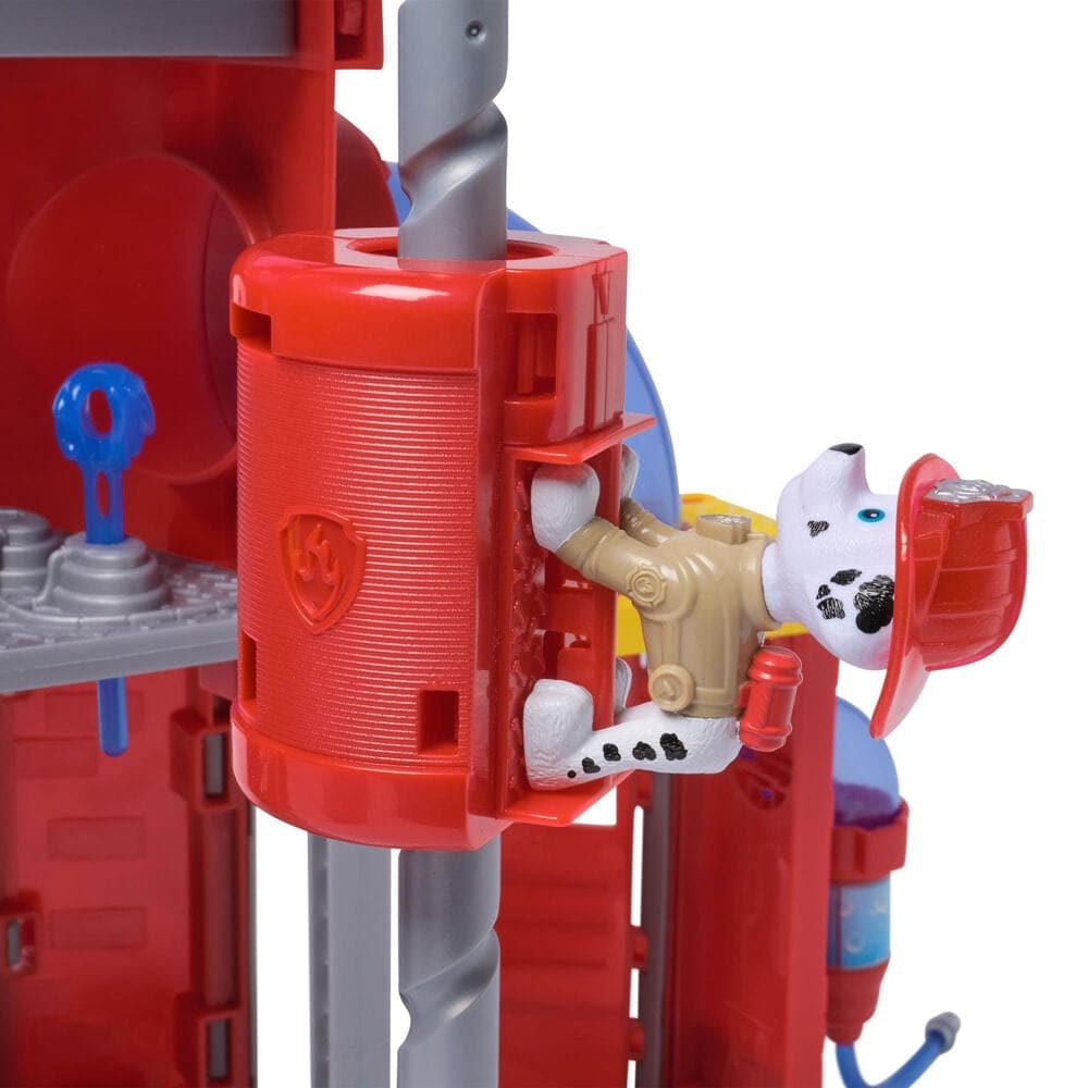 PAW Patrol Fire Rescue Command Center with Marshall Figure Playset, , large