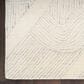 Nourison Pure Patterns Ivory and Grey 5"3" x 7"3" Area Rug, , large