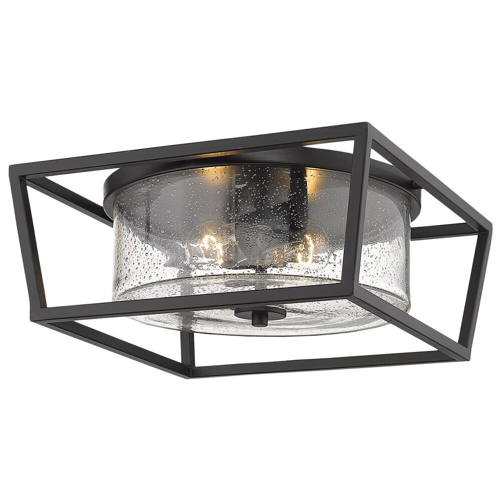 Golden Lighting Mercer Flush Mount in Matte Black, , large