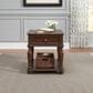 Belle Furnishings Allington 1-Drawer End Table in Satin Sienna, , large