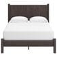 Ashley Pamytta 4-Piece Queen Panel Platform Bedroom Set in Rich Brown, , large