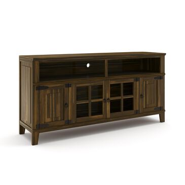 Rustic Imports Hacienda 72" TV Stand in Dark Wax, , large