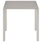 Linon Home Decor Karah Outdoor Anodized Side Table in Grey, , large