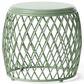 Hearth and Haven Alamera Outdoor Metal Lattice Side Table in Green, , large
