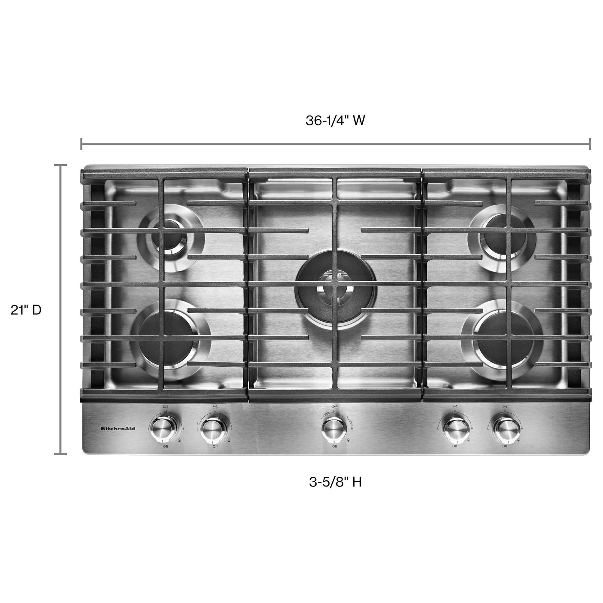 kitchen aid counter top stove