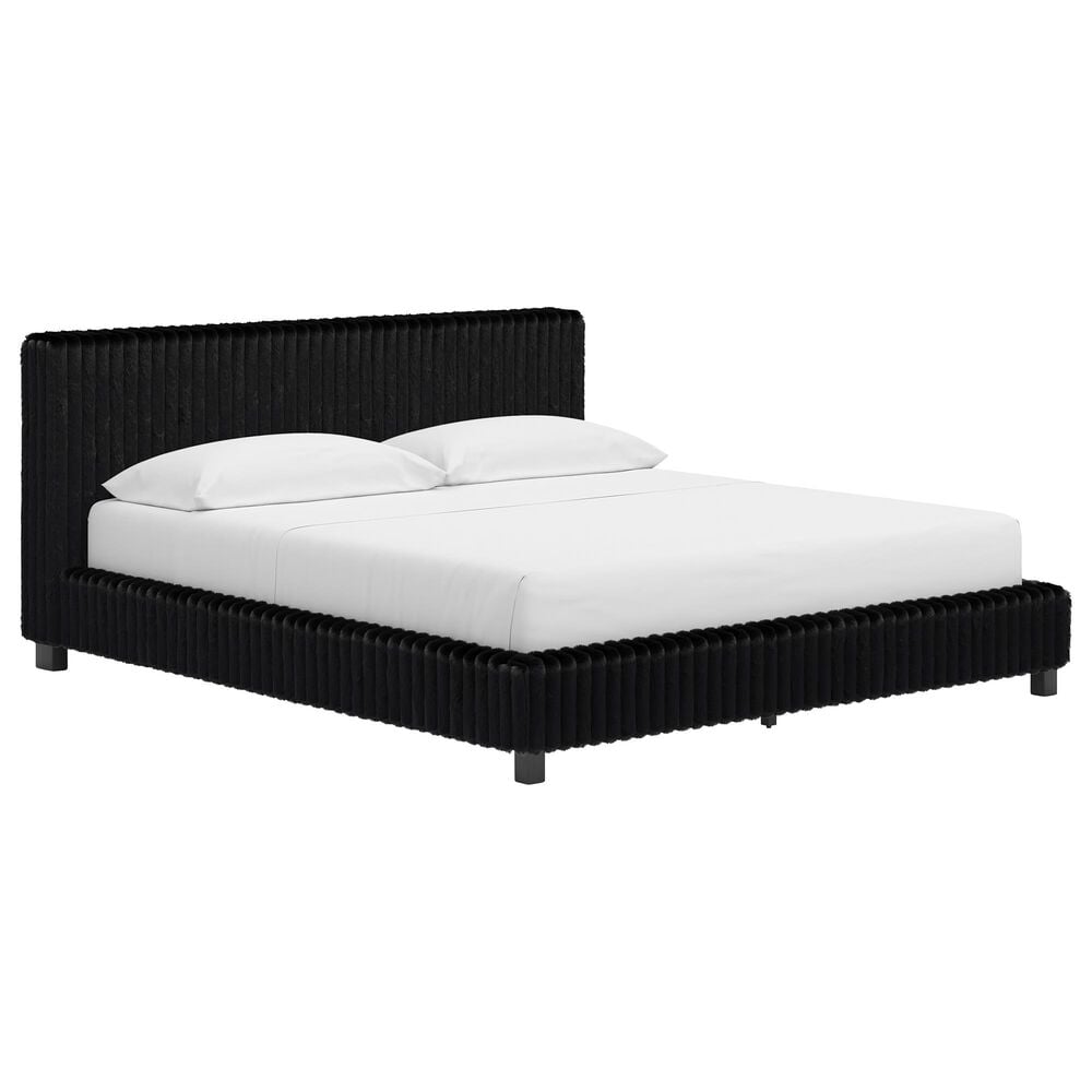 Ashley Zuraleus 3-Piece California King Platform Bedroom Set in Matte Black, , large