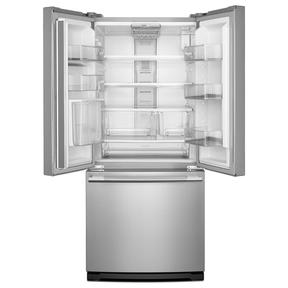 KitchenAid 19.68 Cu. Ft. Standard Depth French Door Refrigerator in PrintShield Stainless Steel, , large