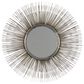 Maple and Jade 29" Round Wall Mirror in Distressed Silver, , large