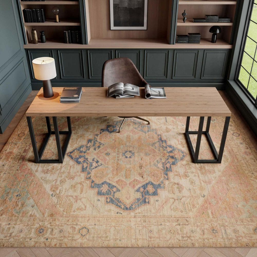 Nourison Vintage Washables Multicolor 7'10" x 9'10" Area Rug, , large